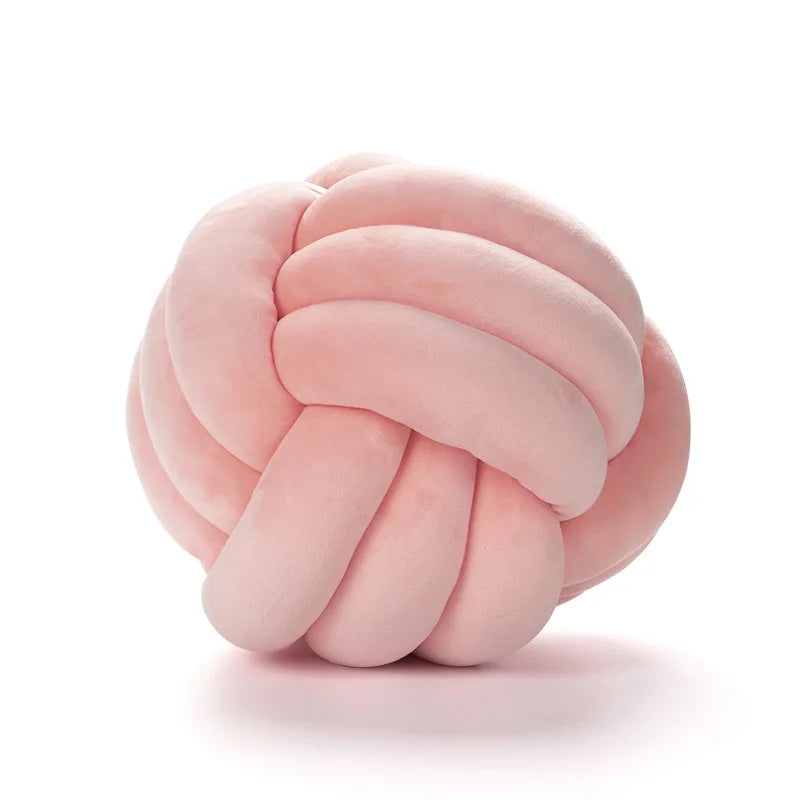 Lilac Knot Globe Plush Cushion