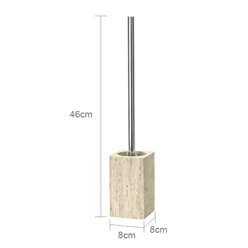 Beige Travertine Bathroom Accessories Set