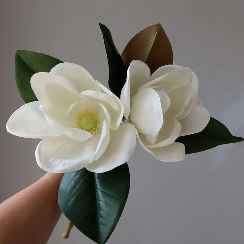 Artificial Magnolia Flower Real Touch
