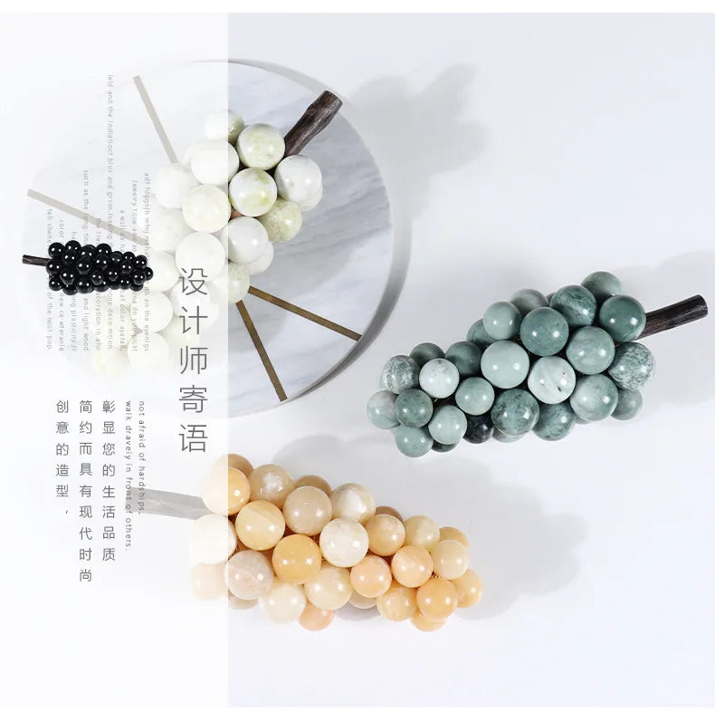 Marble Grape Ornament