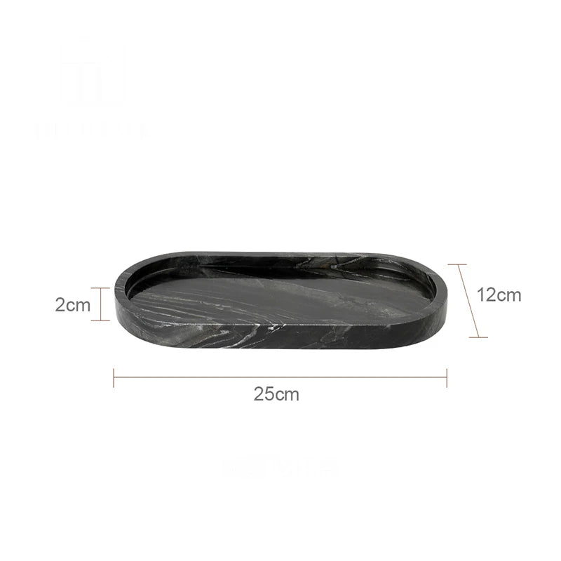 Real Luxurious Marble Vanity Tray