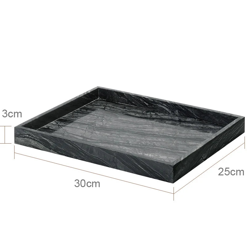 Tree Black Natural Marble Bathroom