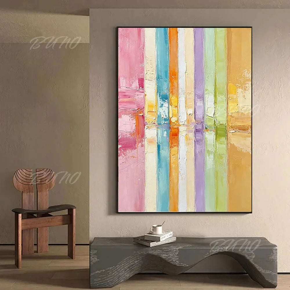 Thick Impasto Palette Painting