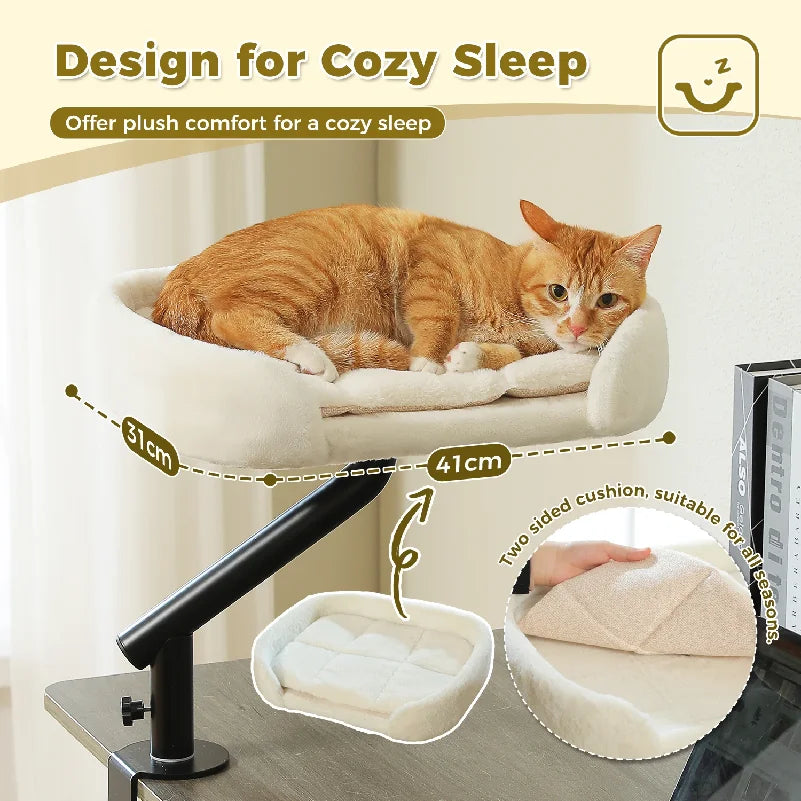 Rotating Cat Desk Bed