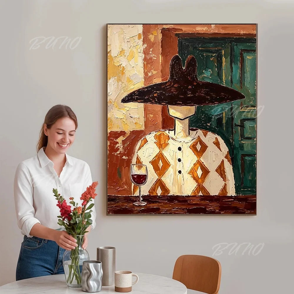 Boho Textured Canvas Art