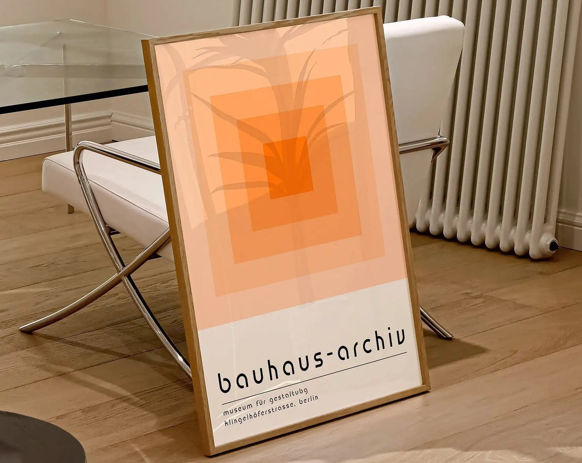 Bauhaus Geometric Poster