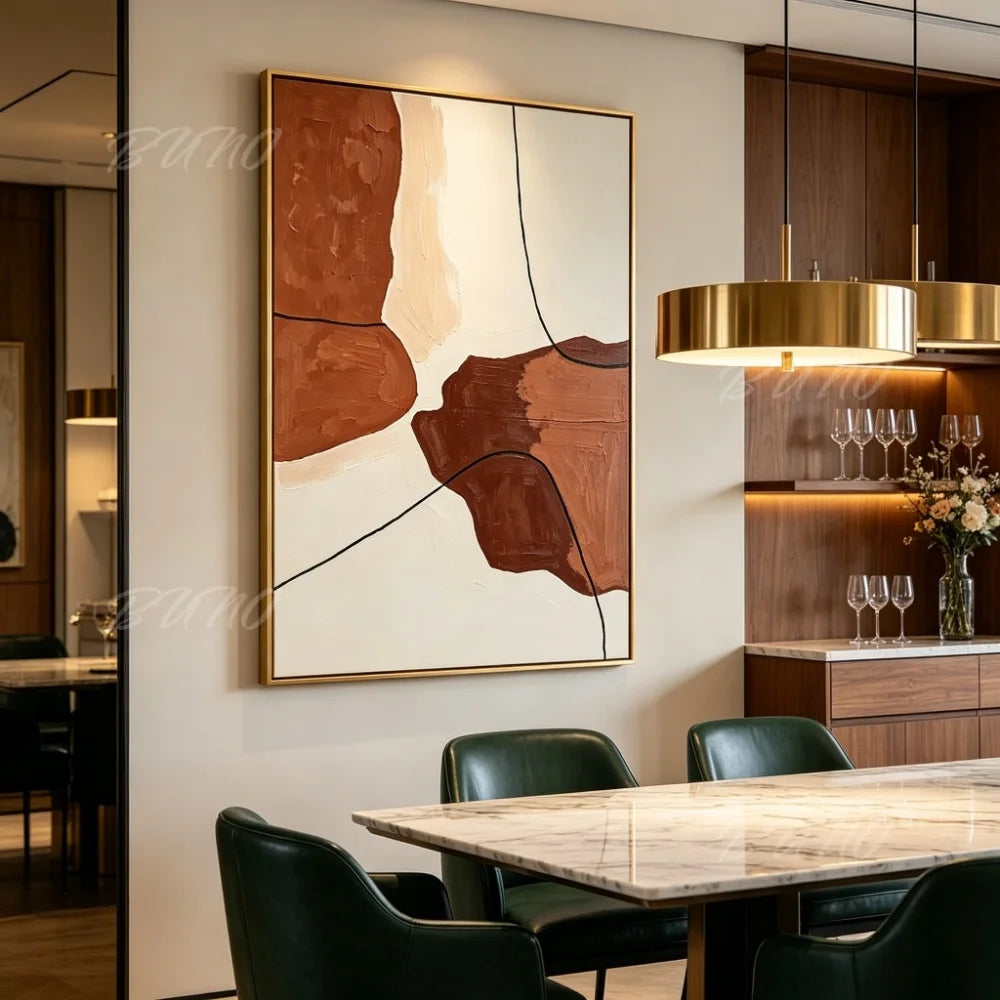 Wabi Sabi Earth Tone Art