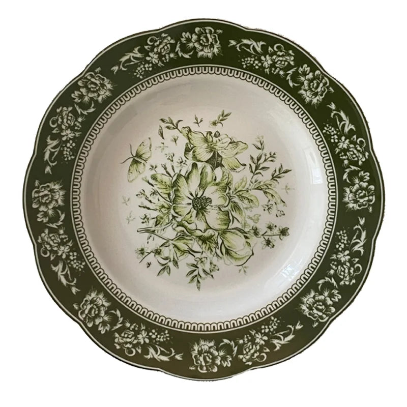 Emerald Embossed Dinner Set
