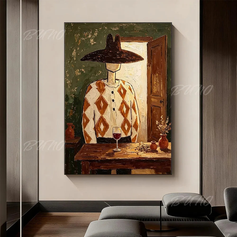 Boho Textured Canvas Art