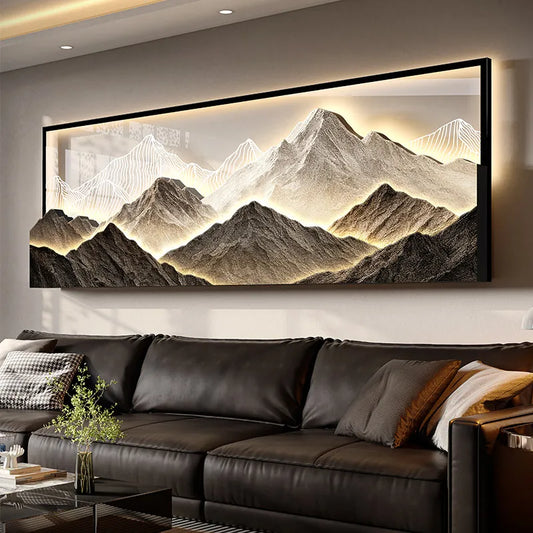 Mountain Backdrop Wall Light
