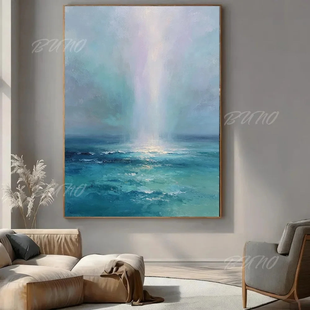 Textured Ocean Coastal Art
