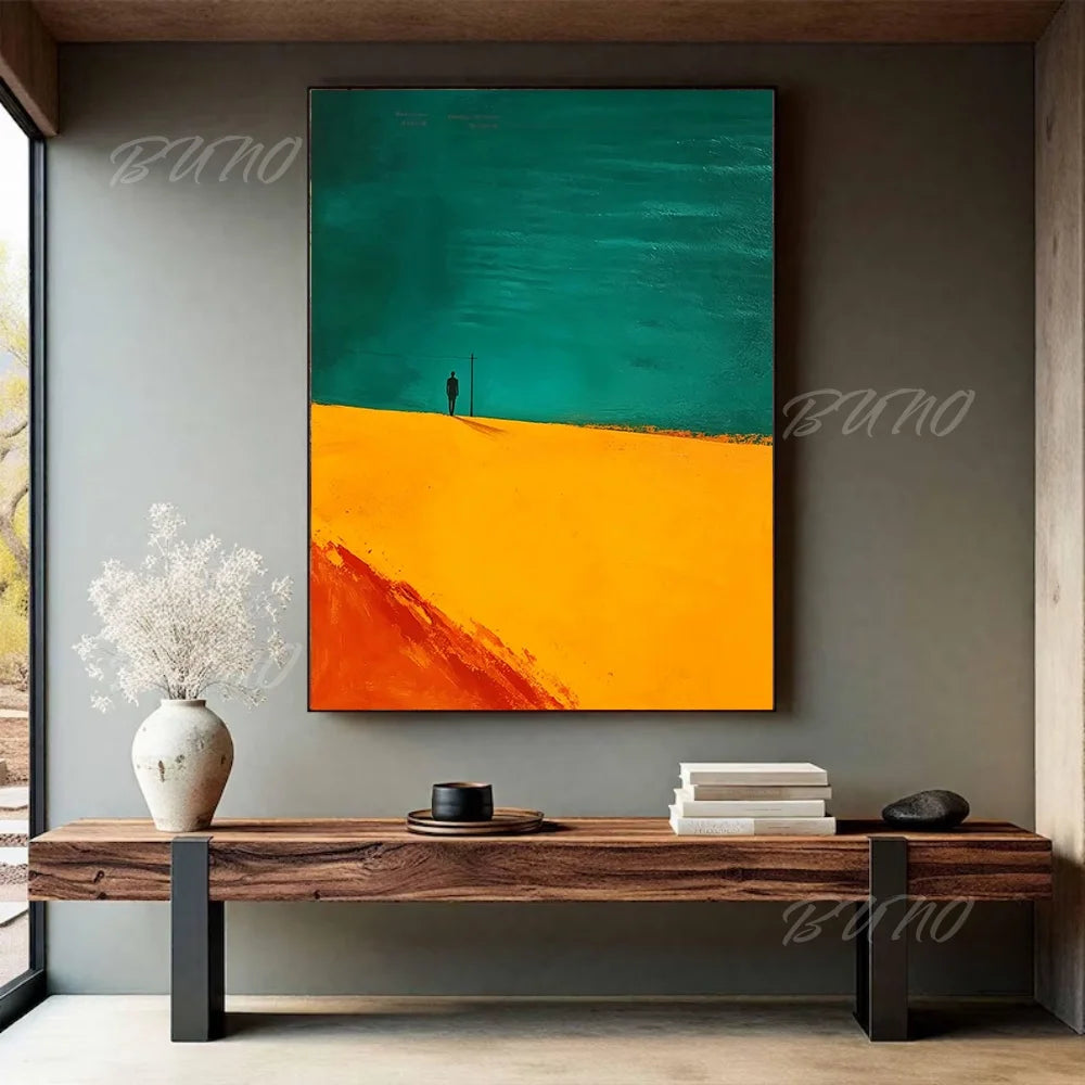 Surreal Minimalist Figure Art