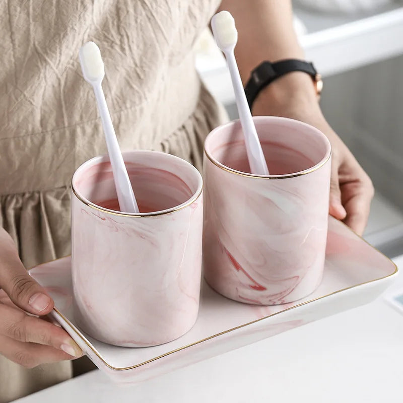 Marble Bathroom Goblet