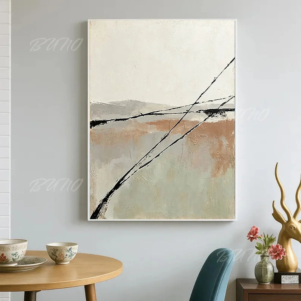 Neutral Wabi Sabi Canvas Art