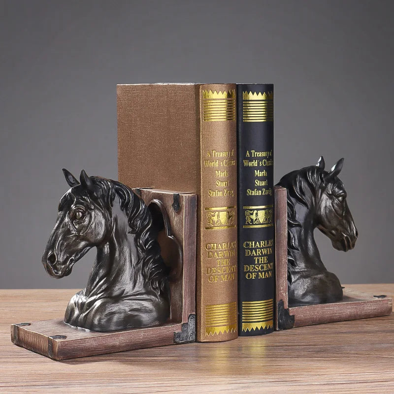 Horse Head Bookend