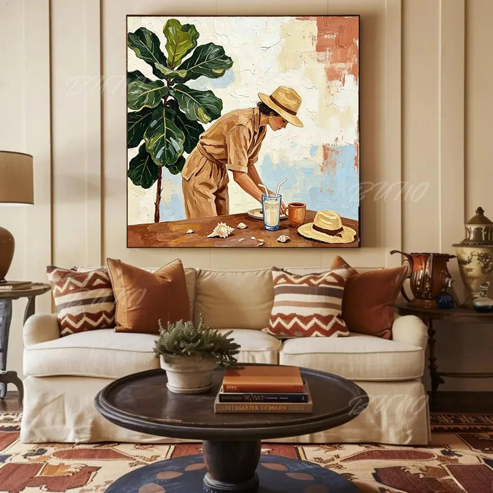 Modern Lady Figure Painting
