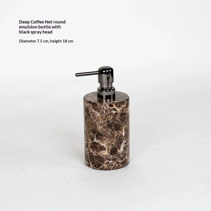 Marble Bath Accessories Set