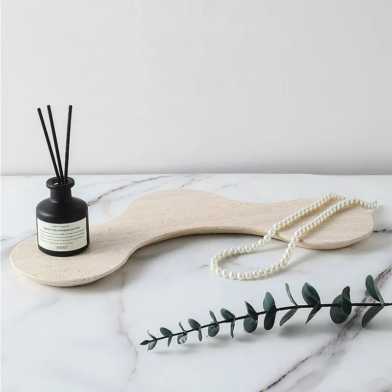 Irregular Shape Natural Marble Tray