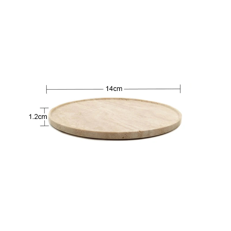 Travertine Stone Tray for Soap