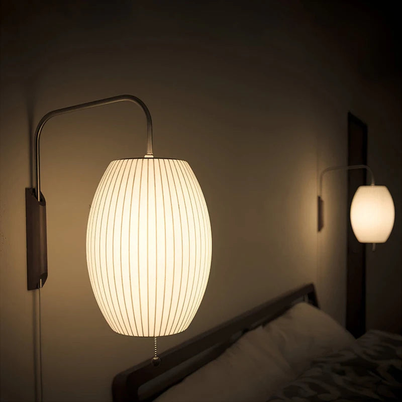Modern Italian Silk Wall Lamp