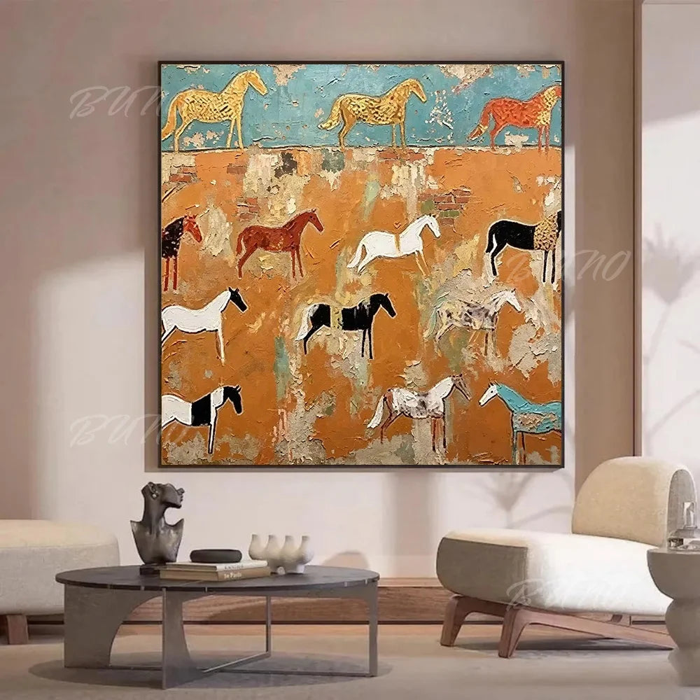 Modern Coastal Textured Painting