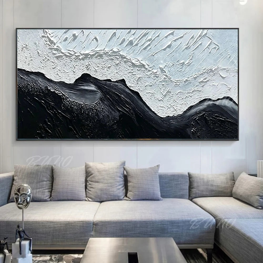 Earth Tone Mountain Painting