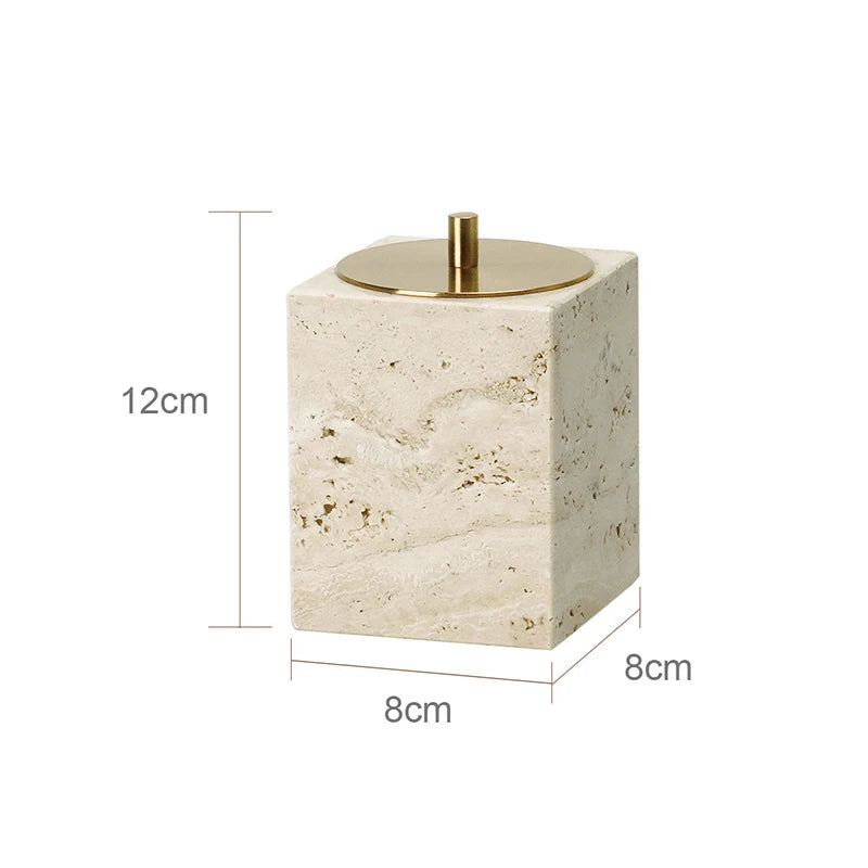 Travertine Bathroom Set Soap Dish