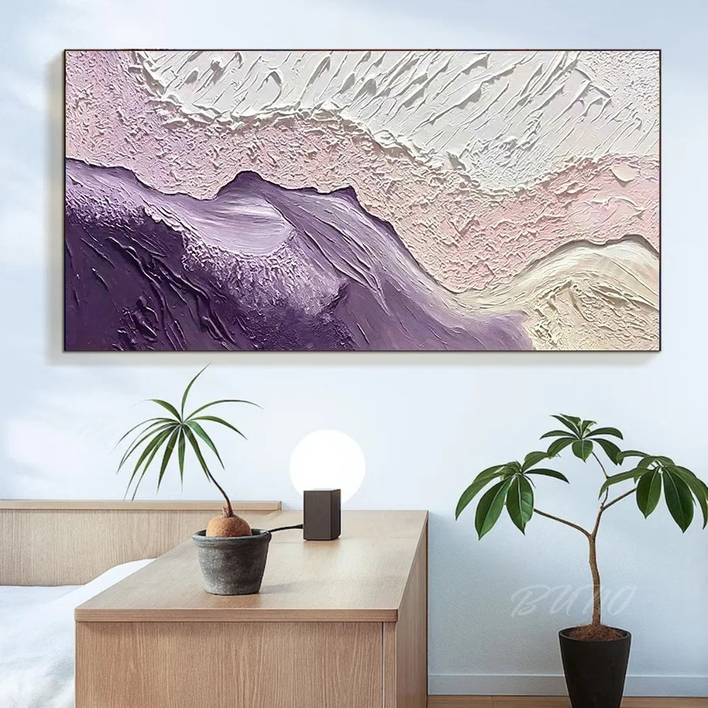 Earth Tone Mountain Painting