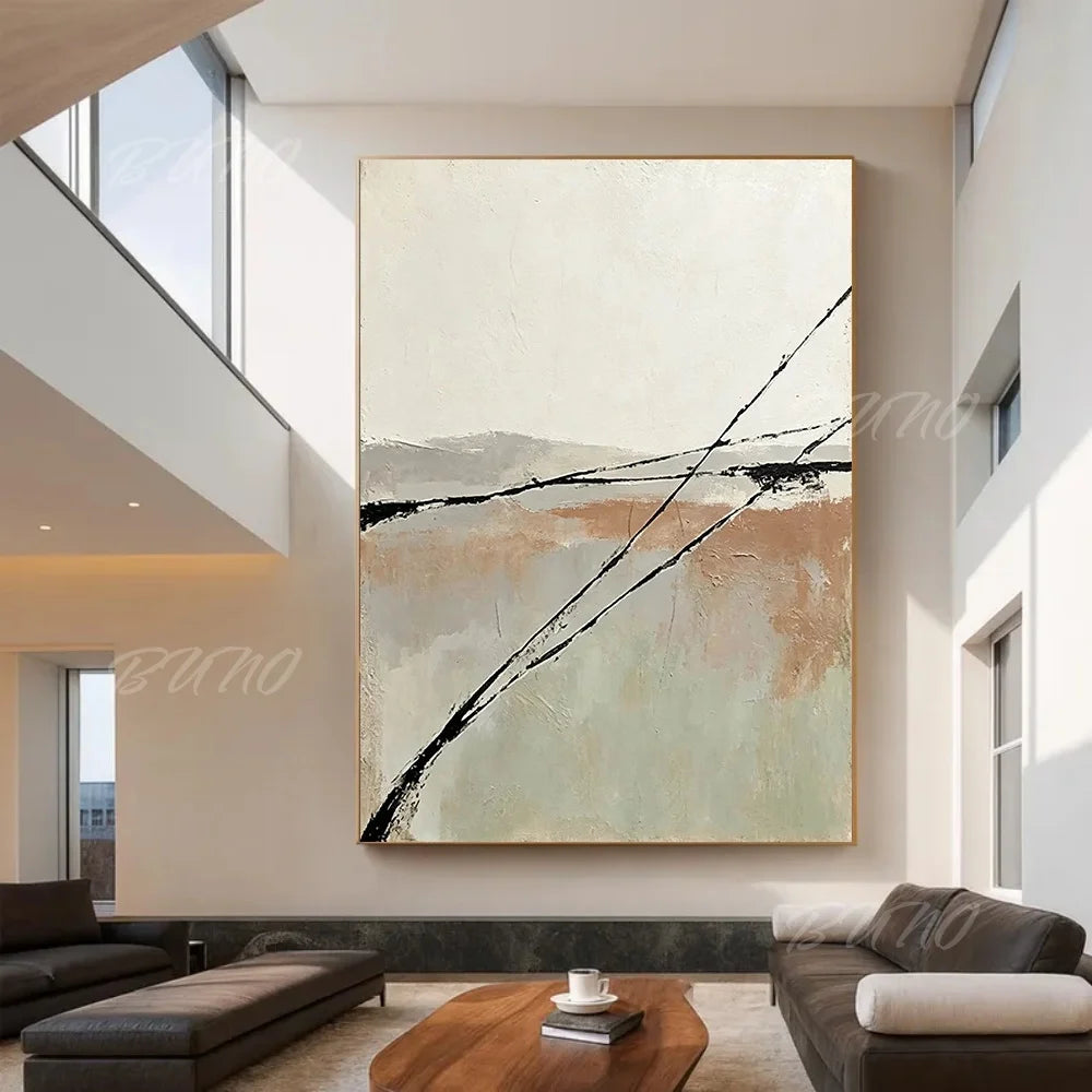 Neutral Wabi Sabi Canvas Art