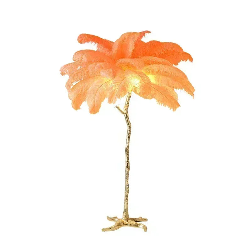 Feather LED Floor Lamp Nordic
