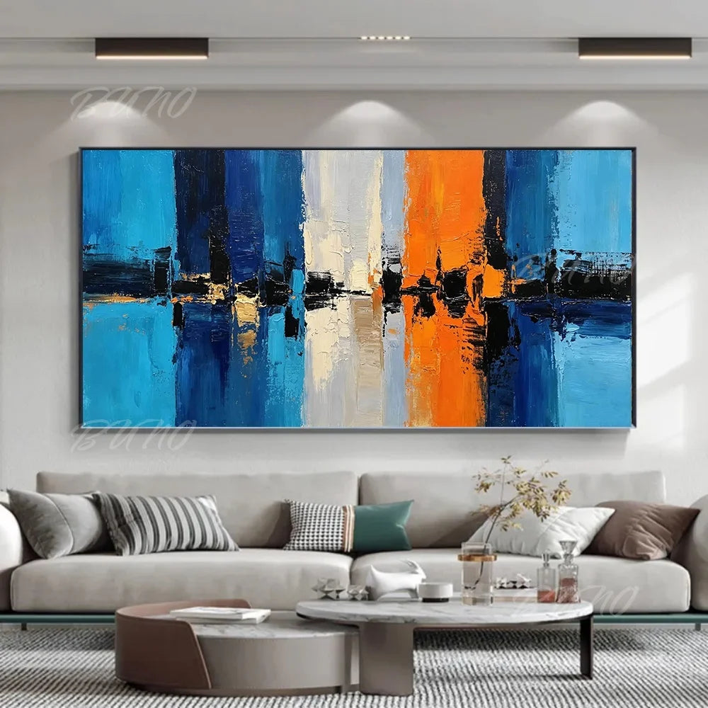 Gold Coastal Seascape Painting
