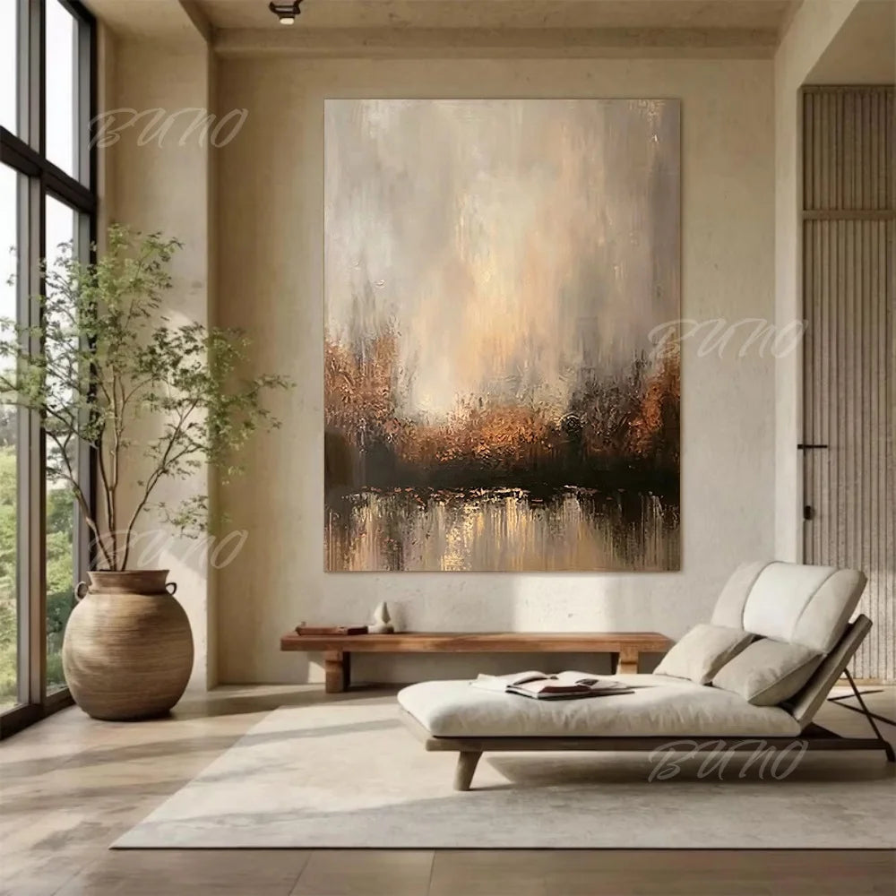 Misty Autumn Landscape Art