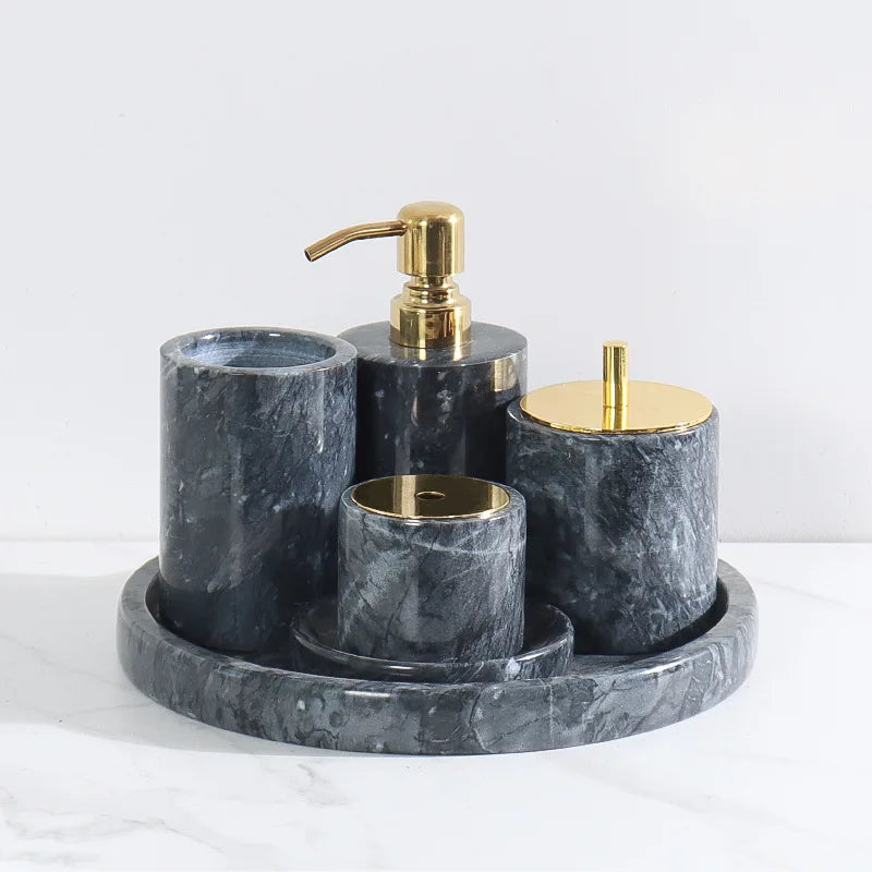 Marble Lotion Bottle Set