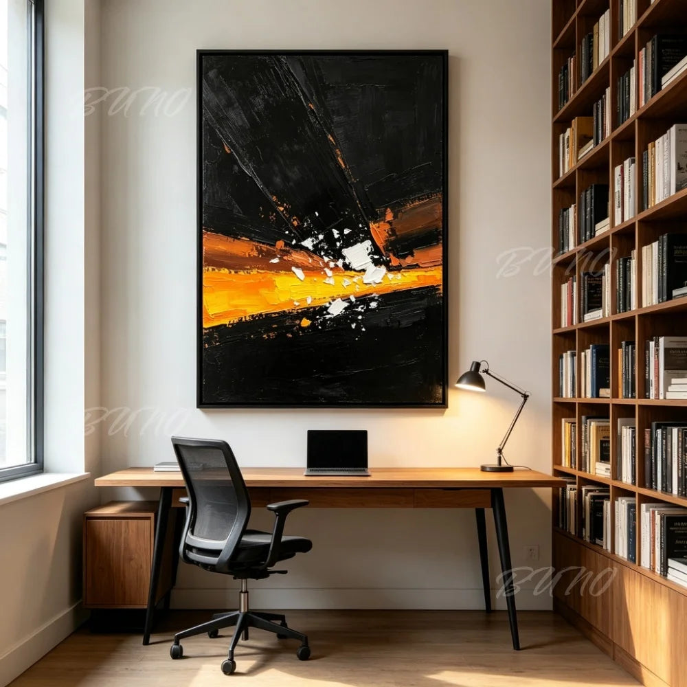 Terracotta Landscape Painting