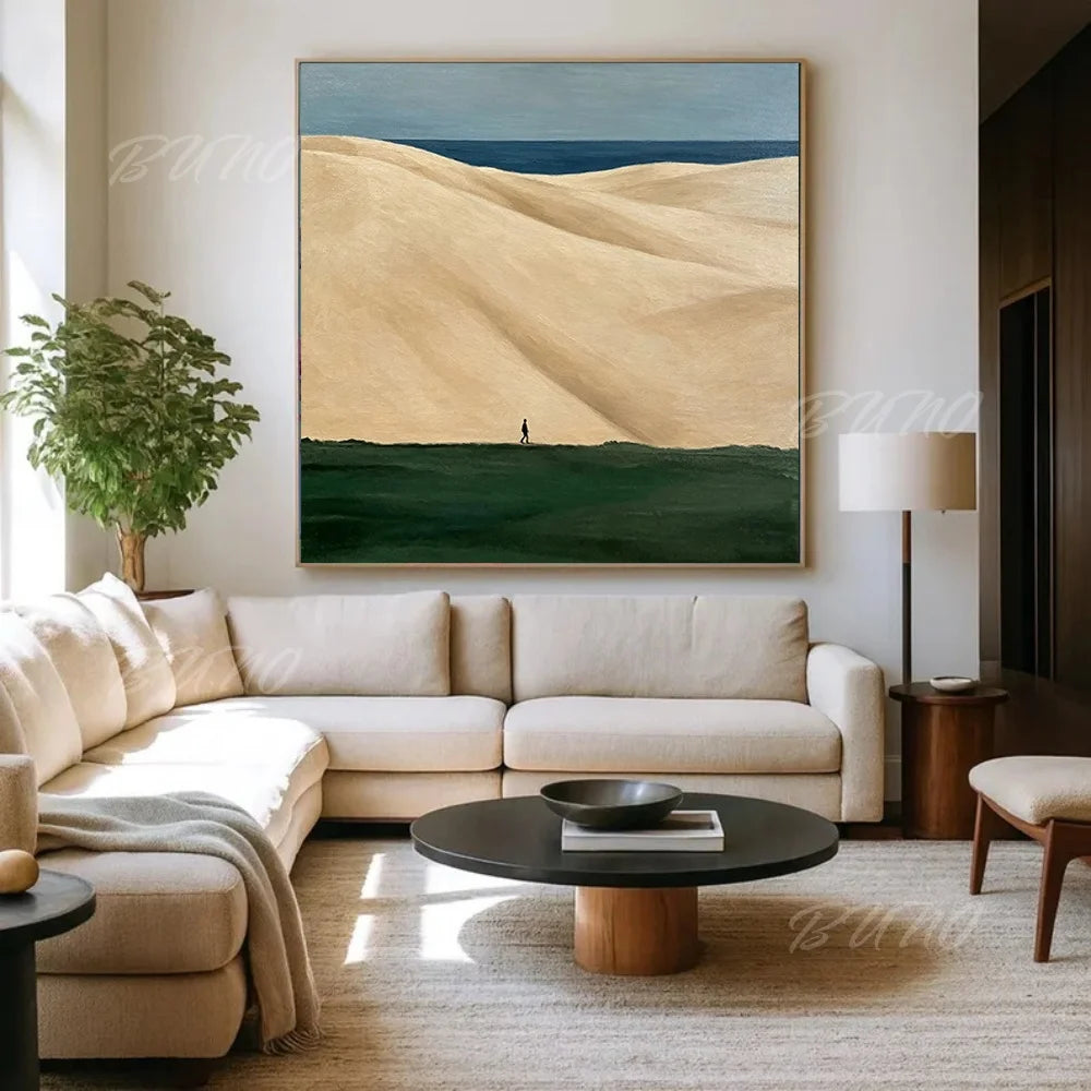 Serene Ocean Landscape Art