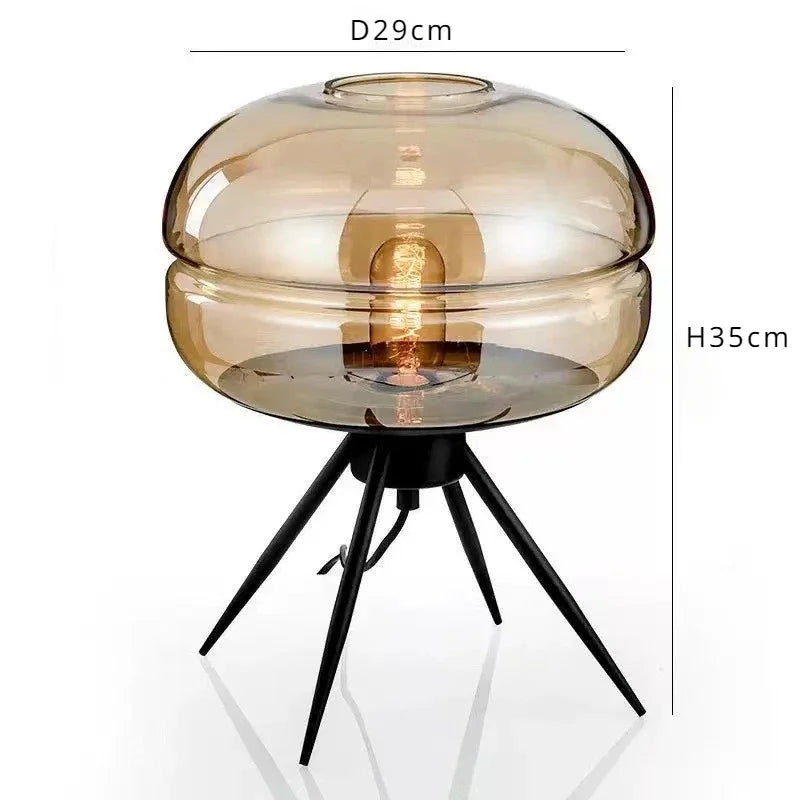 Industrial Style Smoke Gray Glass