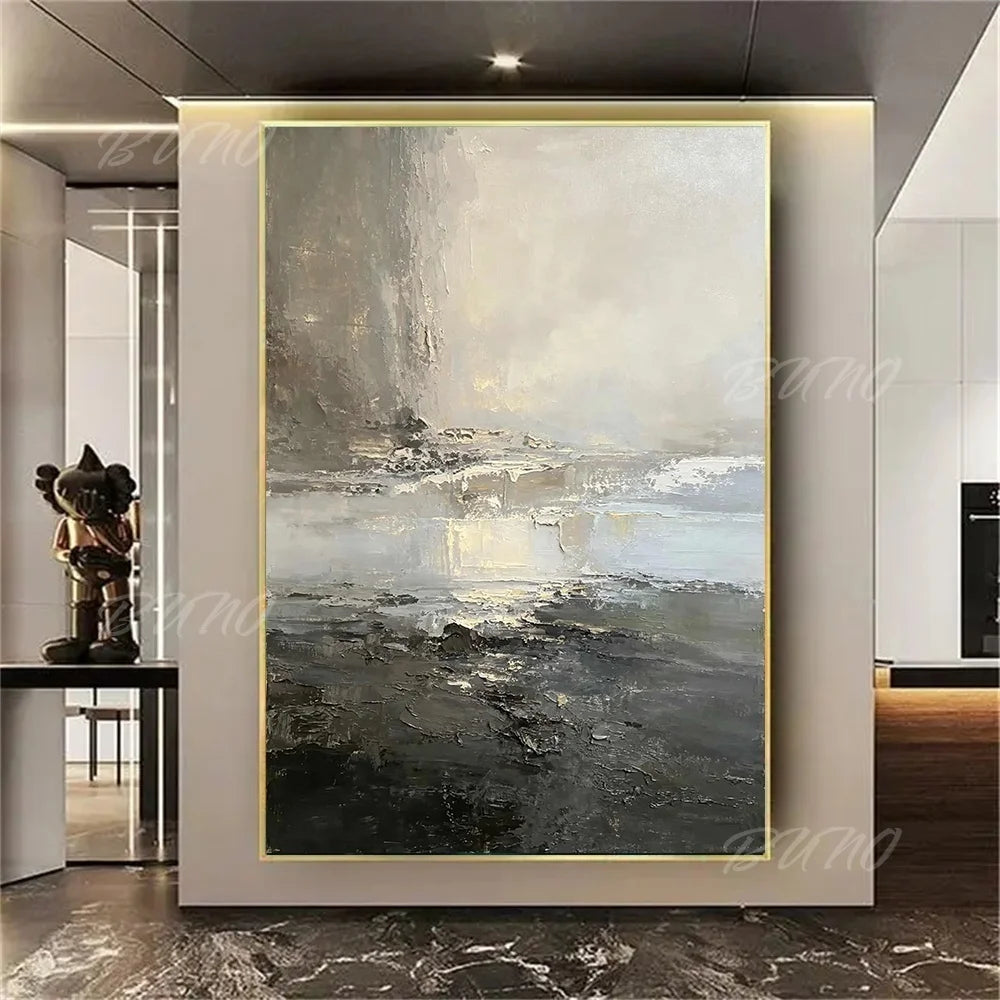 Dark Black Palette Painting
