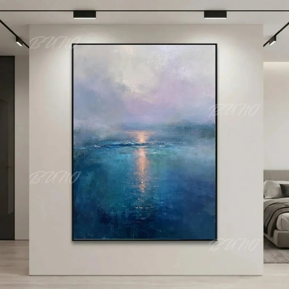 Textured Ocean Coastal Art