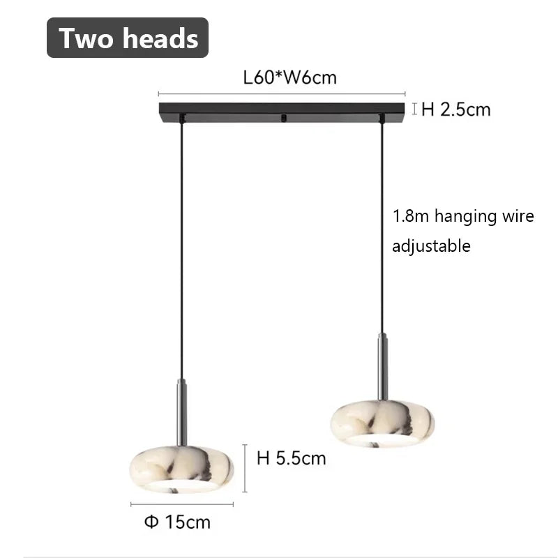 Modern Marble LED Pendant Lamp