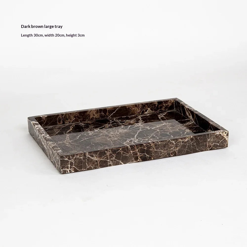 Marble Bath Accessories Set