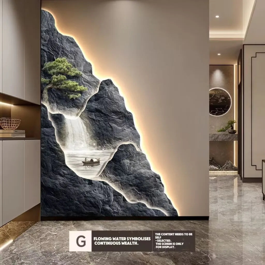 Flowing Wealth Corridor Mural