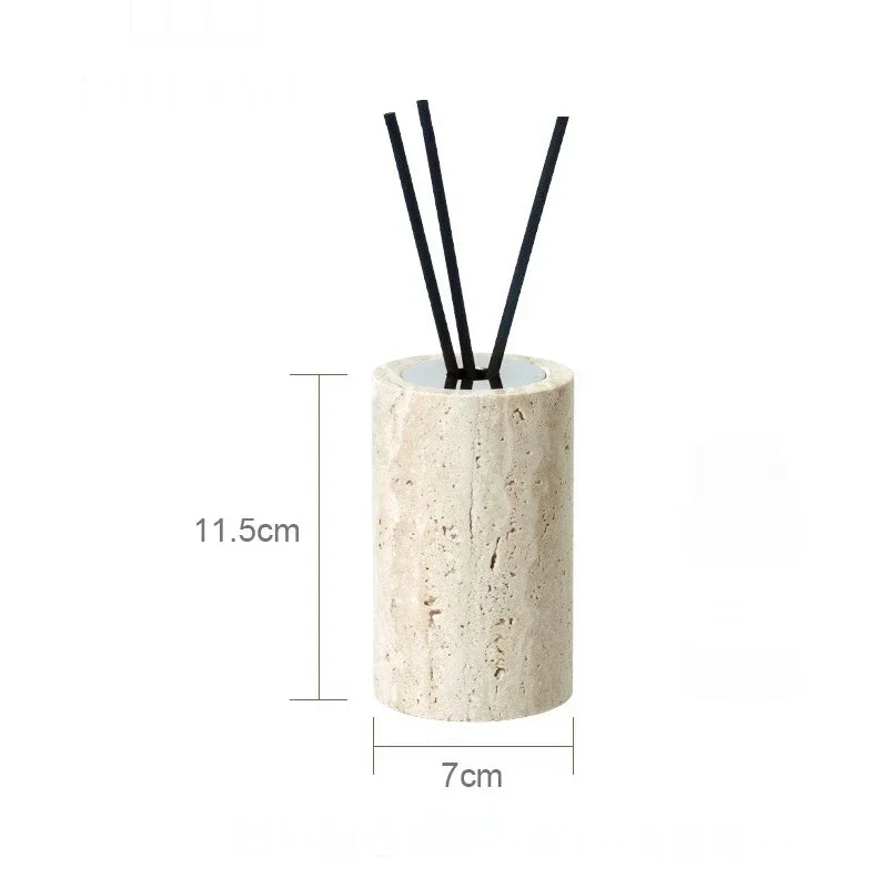 Beige Travertine Bath Set