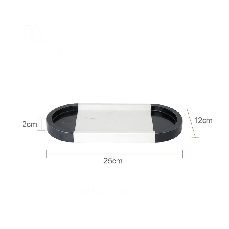 Real Luxurious Marble Vanity Tray