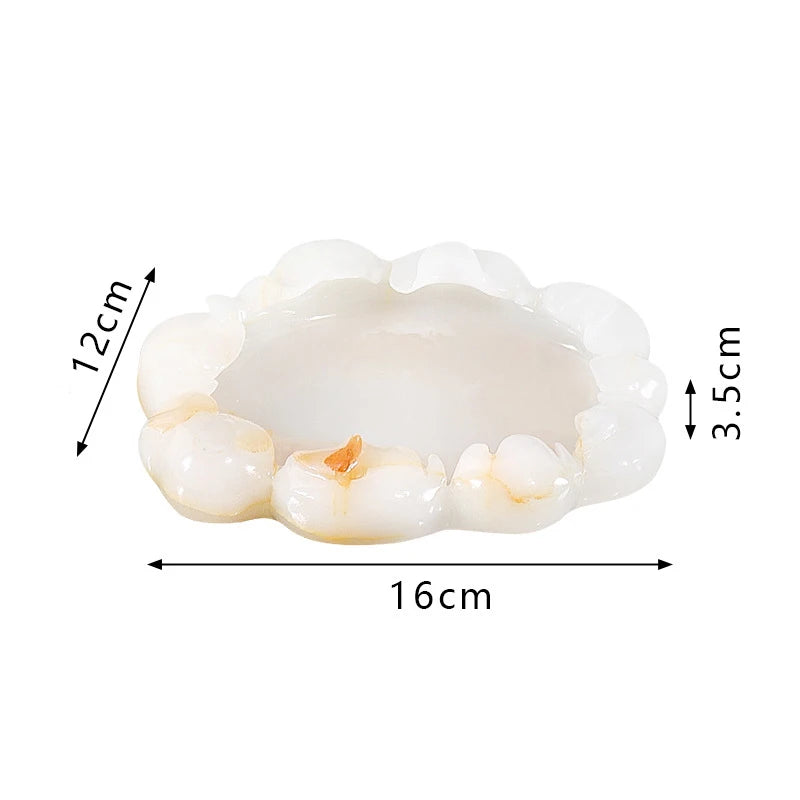 White Onyx Jewellery Tray
