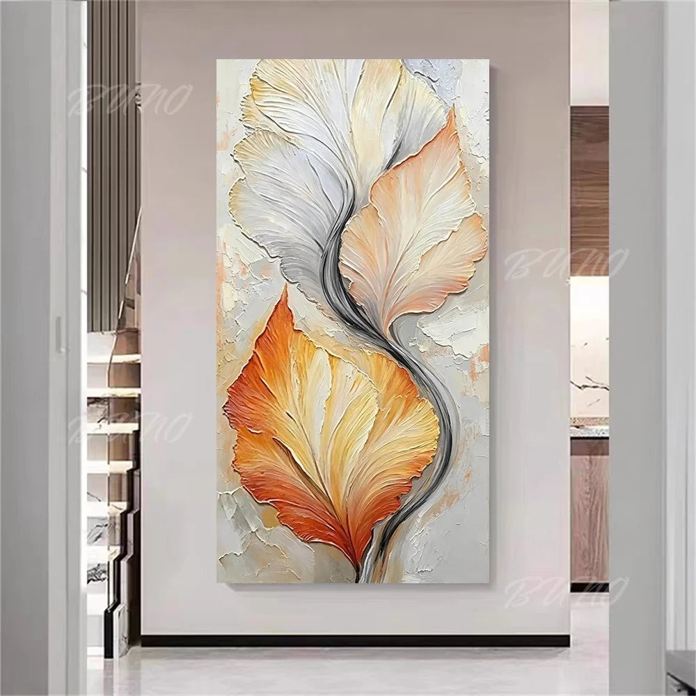 Luxury Gold Floral Painting