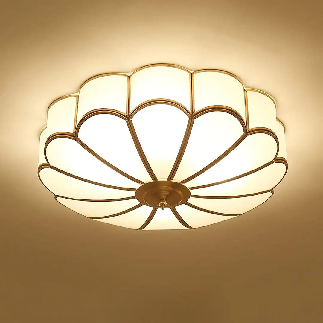 Copper Minimalist Ceiling Lamp