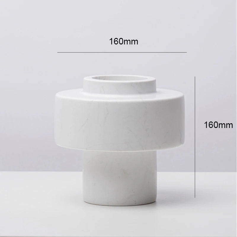 Natural Marble Pillar Vase