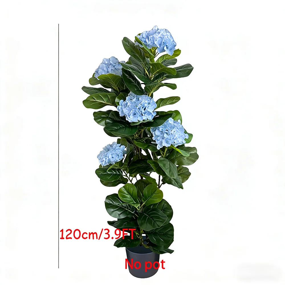 Fiddle Fig with Hydrangea