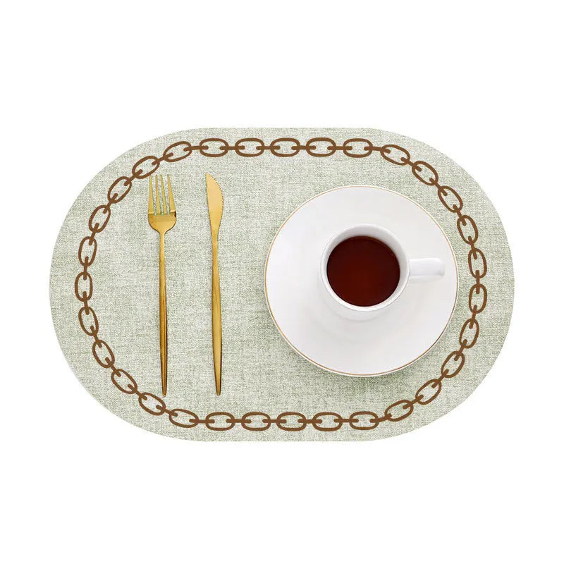 Oval Waterproof Placemats