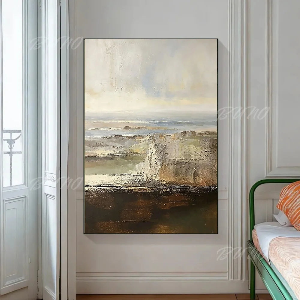 Seascape Palette Knife Art